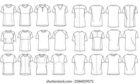 A Polo Shirt Collection Sketch