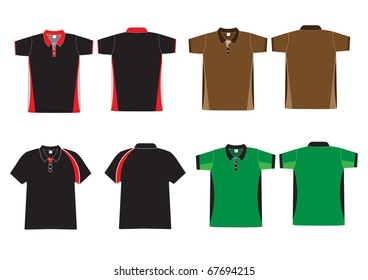 polo shirt design Vector template