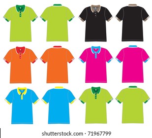 polo shirt design Vector template