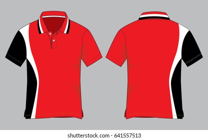 red polo shirt uniform