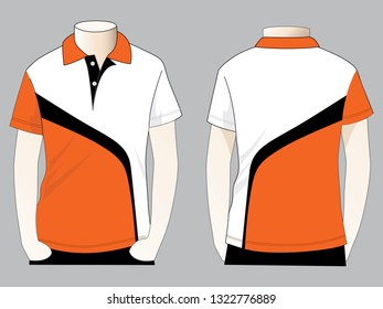 Polo Shirt Design Orange - Under Asia