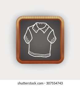 polo shirt doodle