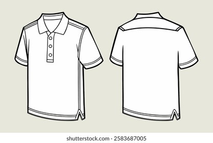 Polo shirt fashion design for decoration