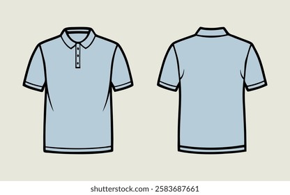 Polo shirt fashion design for decoration