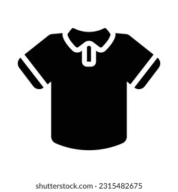 Polo Shirt, Fashion Flat Icon Logo Illustration. Fashion Icon-set. Suitable For Web Design, Logo, App.