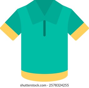 Polo Shirt Flat Illustration Vector Design