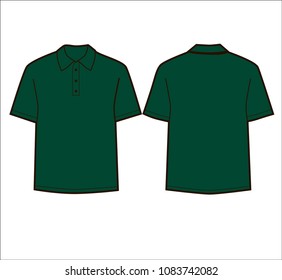 Polo Shirt Green Stock Vector (Royalty Free) 1083742082 | Shutterstock