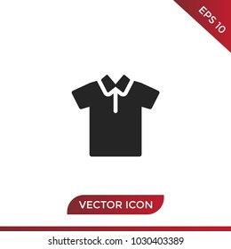 Polo shirt icon