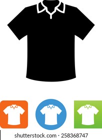 Polo shirt icon