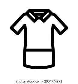 polo shirt icon or logo isolated sign symbol vector illustration - high quality black style vector icons
