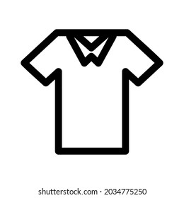 polo shirt icon or logo isolated sign symbol vector illustration - high quality black style vector icons
