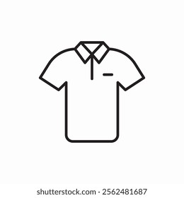 polo shirt icon sign vector