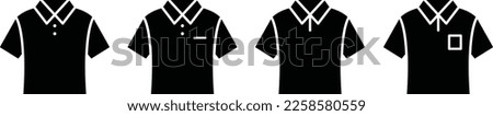 Polo shirt icon. T-shirt icon, vector illustration