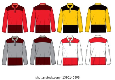 polo shirt for men vectyor template