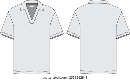 polo shirt mock up flat sketch design royalty free .