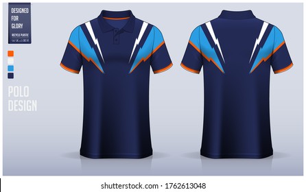 Polo Shirt Mockup Template Design Soccer Stock Vector (Royalty Free ...