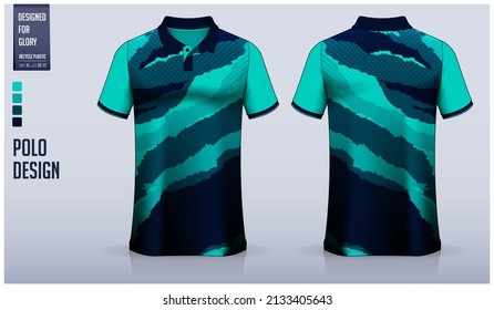 Sports Jersey T Shirt Design Concept Vector Template, Abstract Pattern V  Neck Raglan Sleeve Football Jersey Concept With Front And Back View For  Soccer, Cricket, Volleyball, Rugby, Badminton Uniform Royalty Free SVG