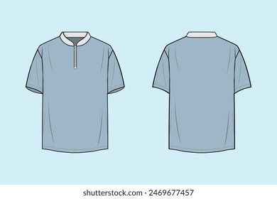 A polo shirt, tennis shirt, golf shirt,