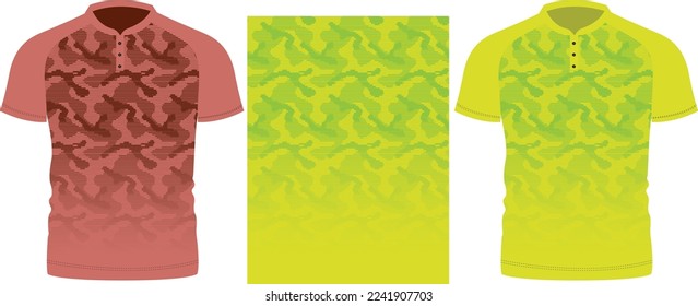 polo shirt uniform, can be used for badminton, golf, cricket' jum, back view. jersey mockup Vector, design premium very simple and easy to custom