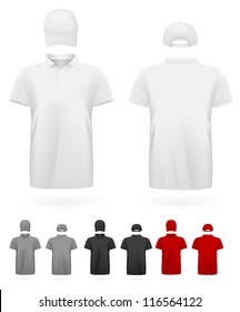 Polo Shirt Uniform Template.