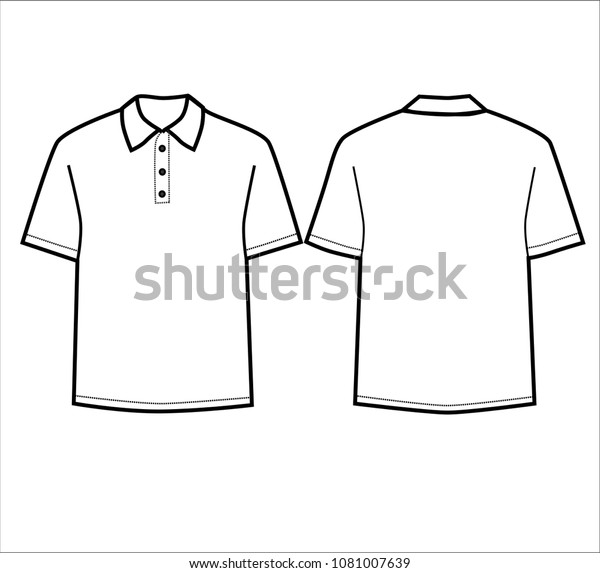 kaos polos vector
