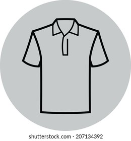 Polo Shirt Vector Icon