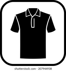 Polo Shirt Vector Icon