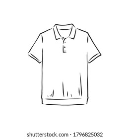 polo t shirt sketch