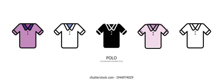 Poloshirt, Vektorsymbol