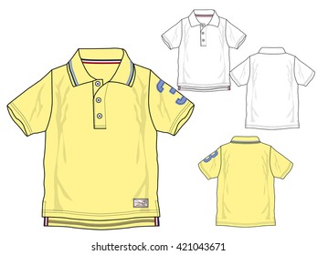 795 Kids Polo Template Images, Stock Photos & Vectors | Shutterstock