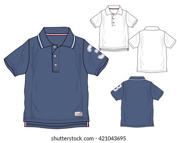 polo shirts. Design template. Vector illustration