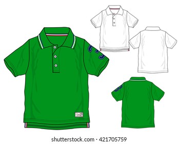 polo shirts. Design template. Vector illustration