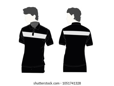 Polo shirts design vector