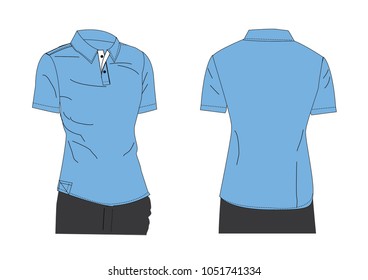 Polo shirts design vector