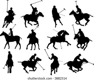 Polo silhouettes