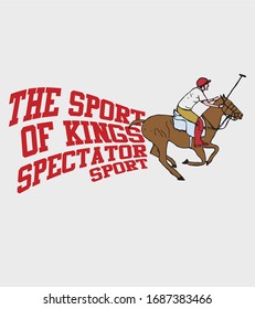 Polo sports club graphic design vector art
