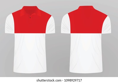 Polo t shirt. vector illustration