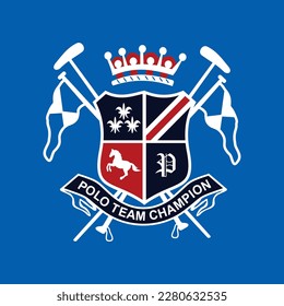 Polo Team Champion Vector Design