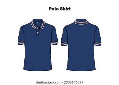 A polo tennis shirt, golf shirt, or chukker shirt is a form of shirt with a collar. Polo shirts are usually short-sleeved but can be long.
