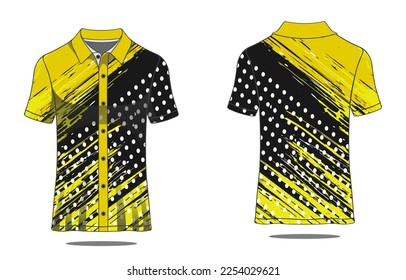 diseño polo camiseta, plantilla uniforme