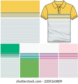 Polo t-shirt mockup template design for soccer jersey, football kit, golf, tennis, sportswear.