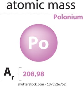 Polonium atomic mass chemistry elements