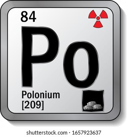 polonium element color