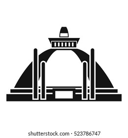 Polonnaruwa, ancient stupa icon. Simple illustration of Polonnaruwa, ancient stupa vector icon for web