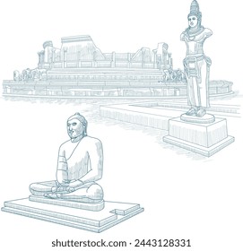 Polonnaruwa Lankathilaka Image House is a monolithic Buddha image house built by king Parakramabahu