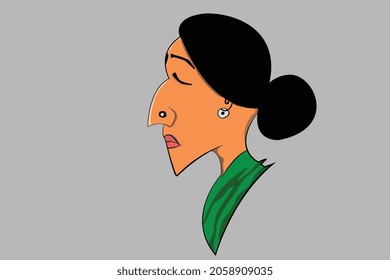 
polonnaruwa,sri lanka-17 10 2021:hand drawn vector Cartoon face