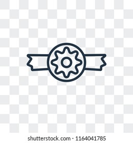 Polvoron vector icon isolated on transparent background, Polvoron logo concept