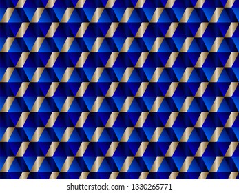 Poly art grid geometric seamless vector background. Hypnotic polygons triangles and rhombus geometric design. Kaleidoscope style polygonal seamless background. Moody pattern design.