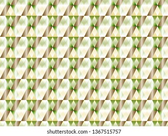 Poly art grid geometric seamless vector background. Hypnotic polygons triangles and rhombus geometric design. Rich seamless pattern with gold poly elements. Cool pattern design.