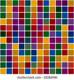Polychromatic mosaic. (This EPS-file has a JPEG-copy in my portfolio).
